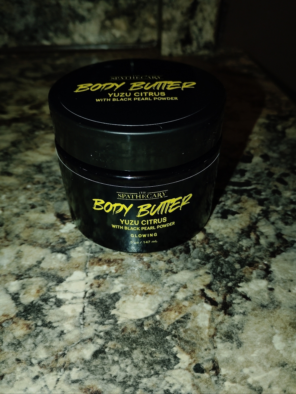 The SpaTheCare Yuzu Citrus Body Butter - Black